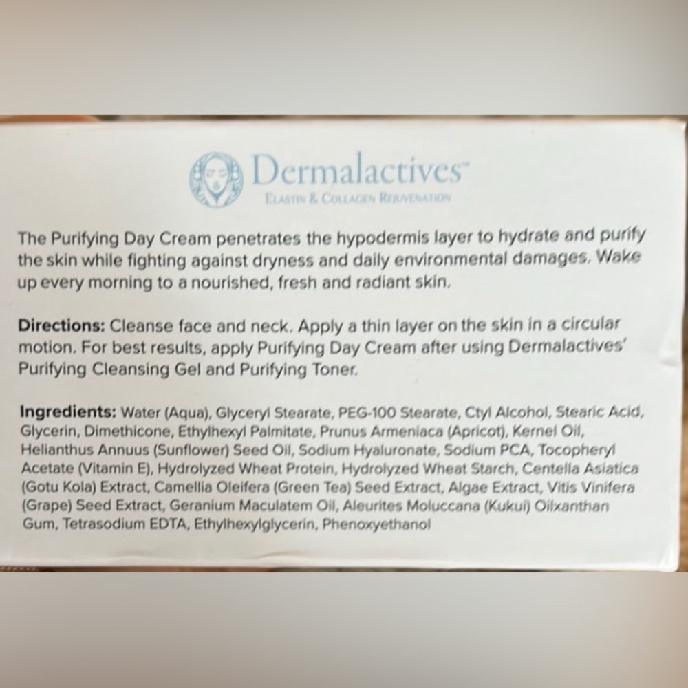 Dermalactives Purifying Day Cream - Picture 4 of 4
